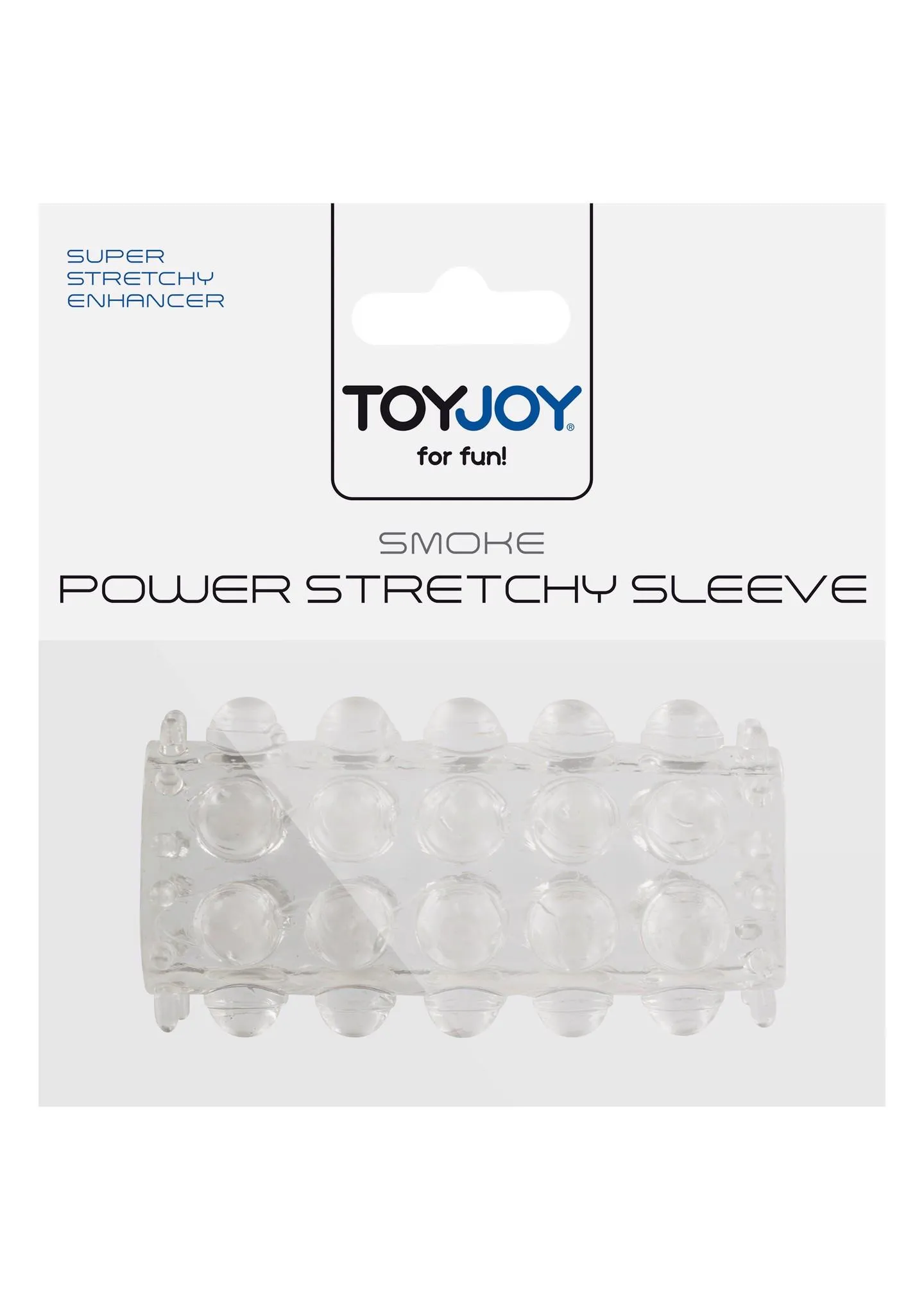 TOYJOY Power Stretchy Sleeve - Nakładka na penisa, Przezroczysty, 6, 5 cm