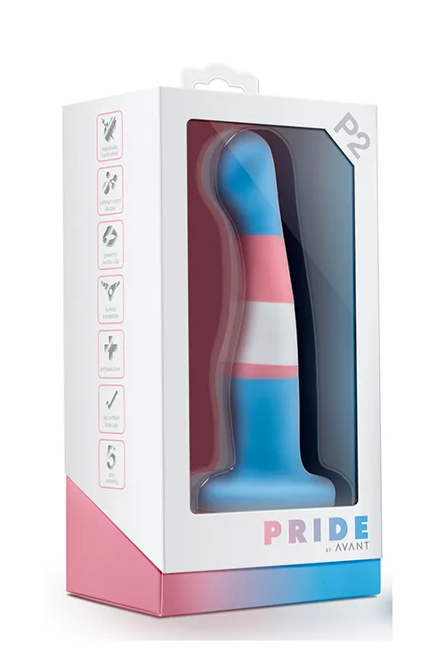 Фаллоимитатор Blush Avant P2, 15.2 см (мульти)