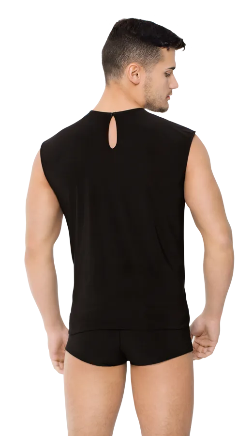 Сексуальный комплект Softline Shirt and Shorts 4604, M/L (черный с белым)