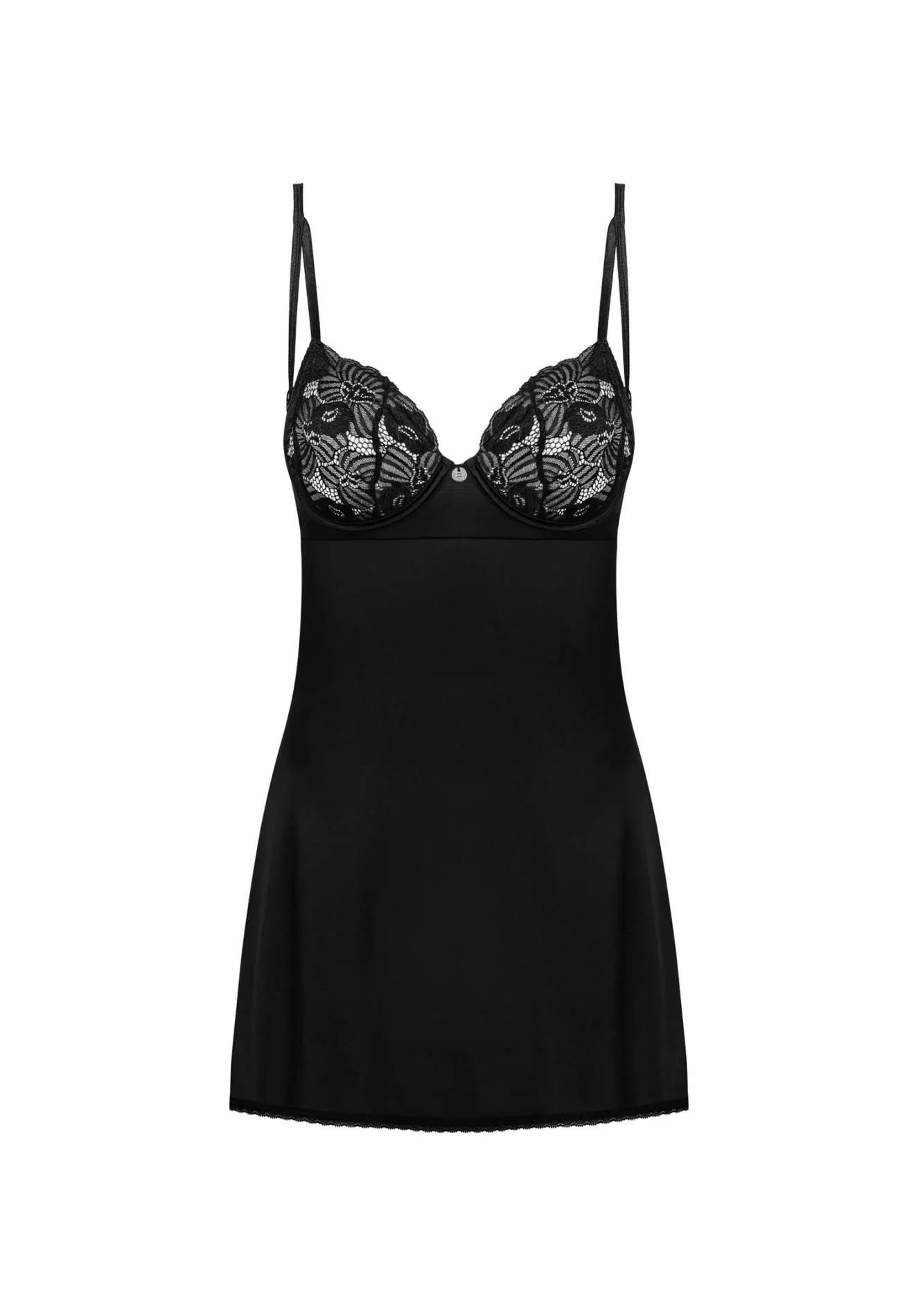 Комплект белья Obsessive Serena Love, M/L (черный)