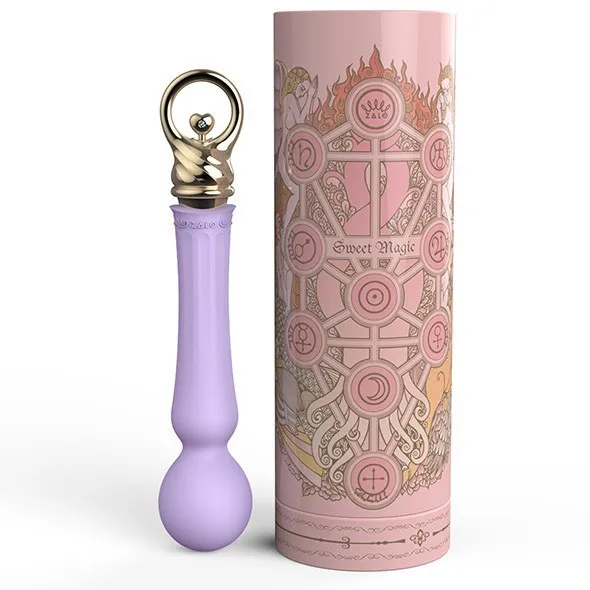 Вибромассажер Zalo Confidence Pre-Heating Wand Massager, 22,5 см (фиолетовый)