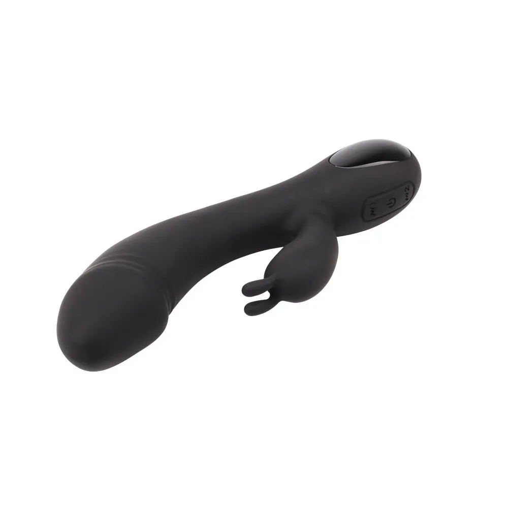 Fierce Euphoria Lust Electro Waves - Wibrator królik, Czarny, 19, 5 cm