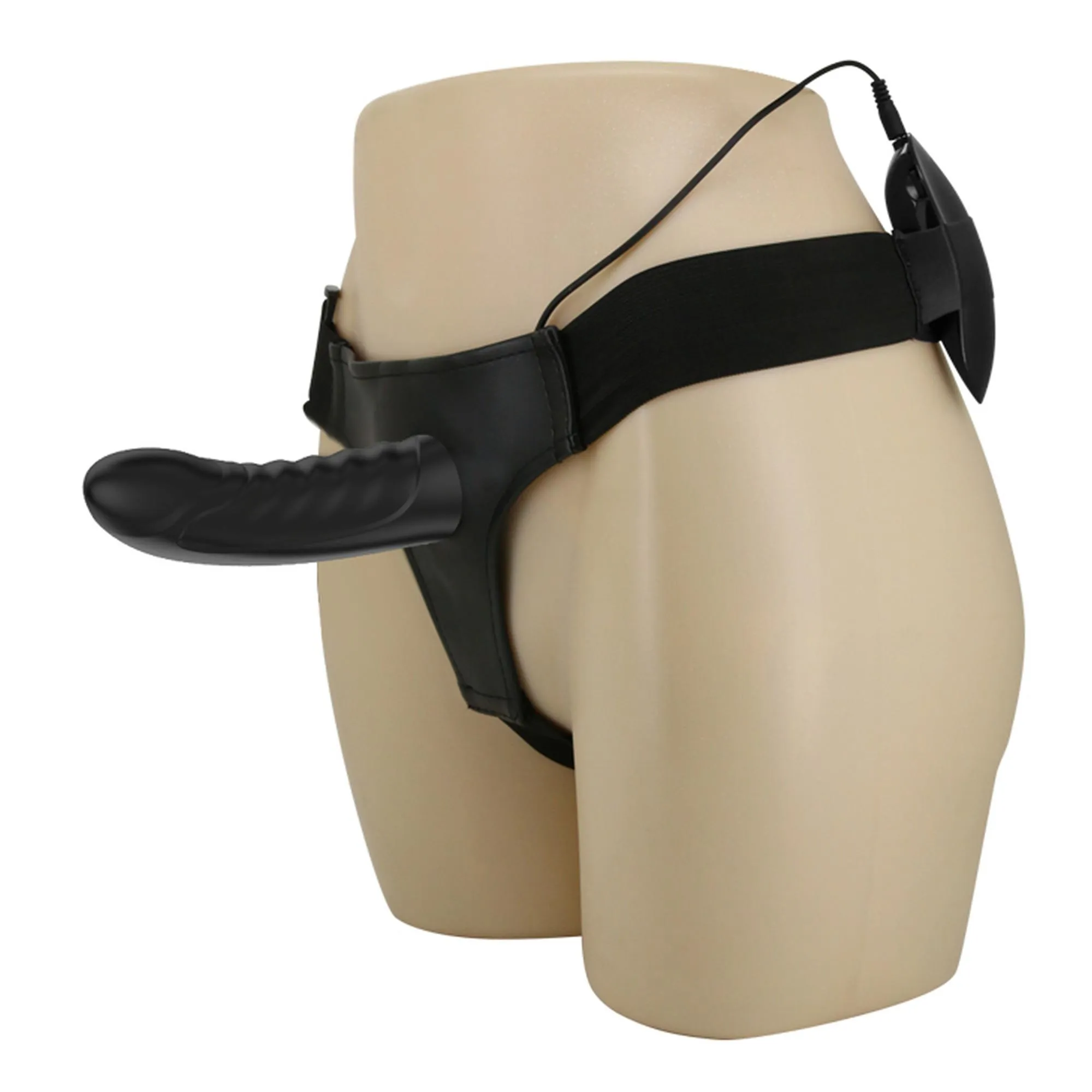 Страпон Pretty Love Marvin StrapOn Harness, 16 см (чорний)