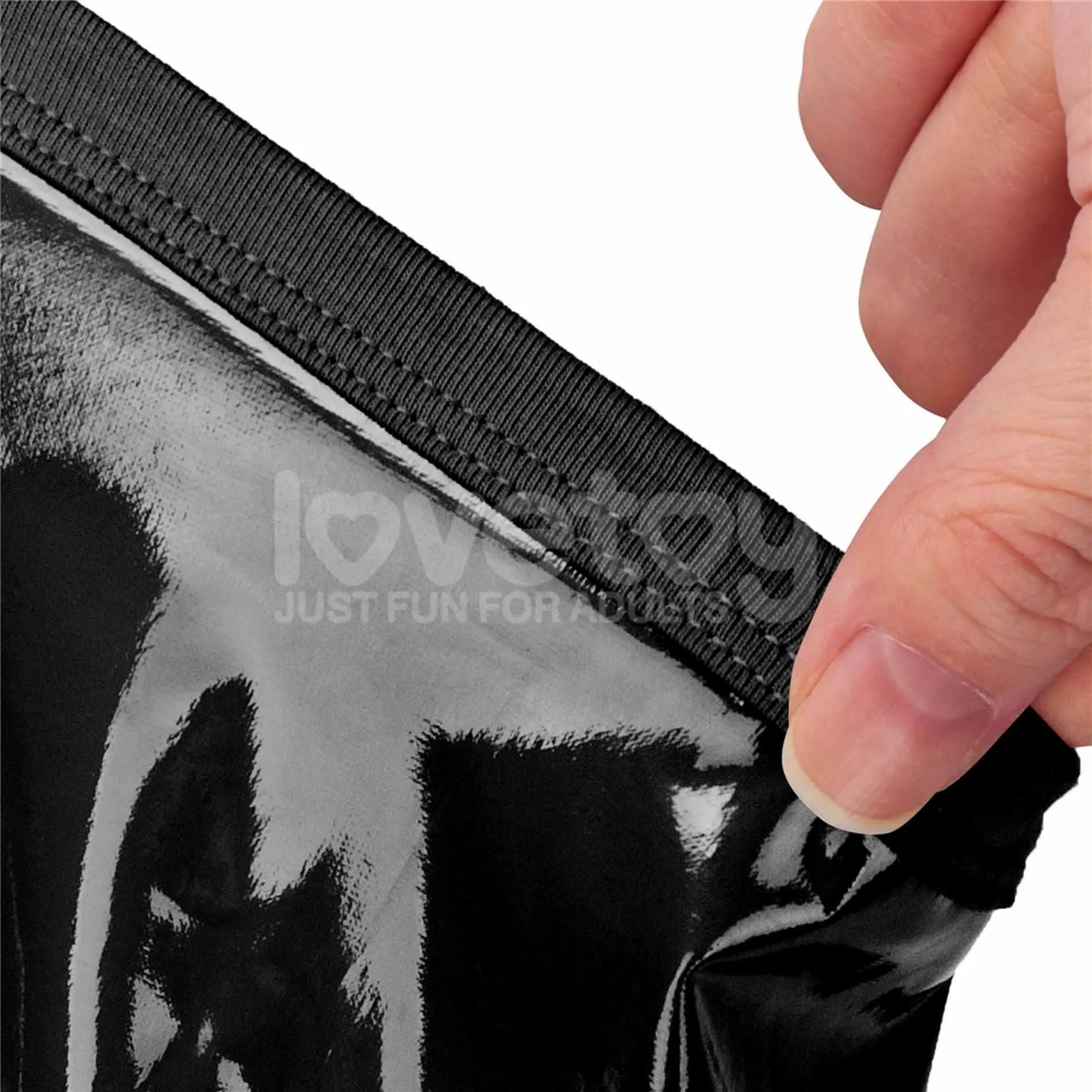 Труси для страпону Lovetoy Chic Strap-On Shorts, 28-31 (чорний)