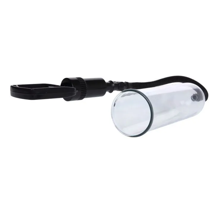 Помпа для пеніса з насадками Penis Pump, 19 см (прозорий)