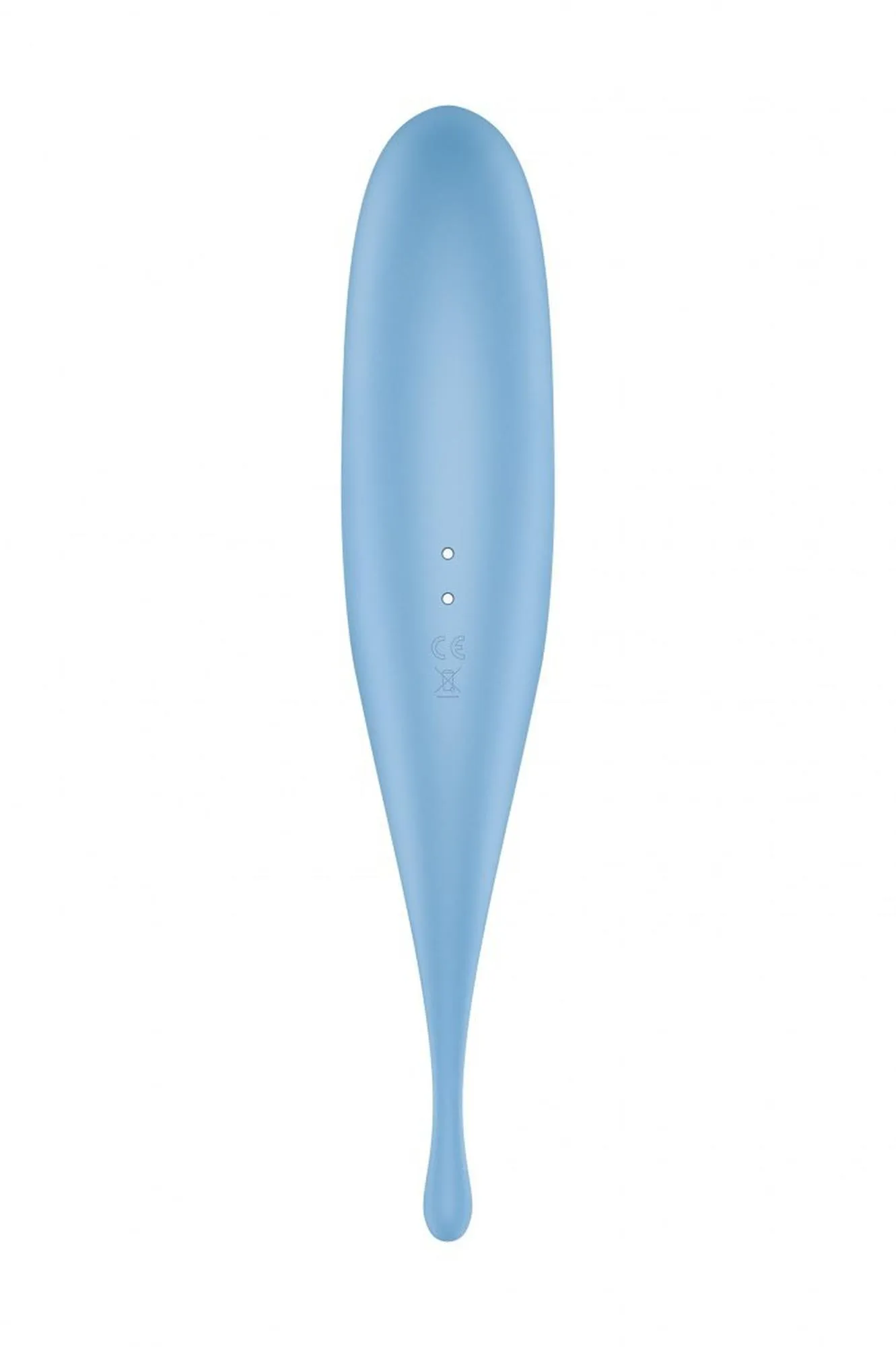 Satisfyer Twirling Pro - Bezdotykowy stymulator łechtaczki z wibracjami, Niebieski, 20 cm