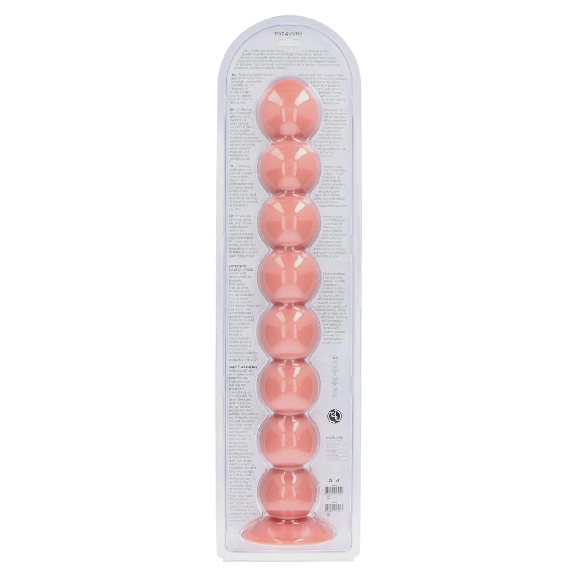Toyz4lovers Trolltunga - Korek analny do fistingu, W kolorze cielistym, 58 cm