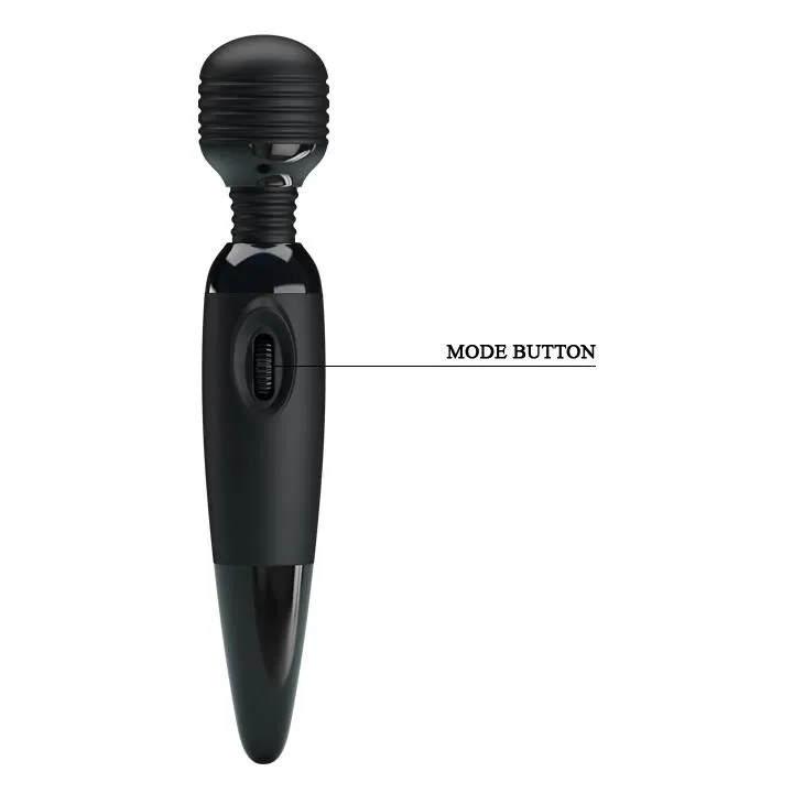 BAILE Sensual Massager - Wibrator, Czarny, 25 cm
