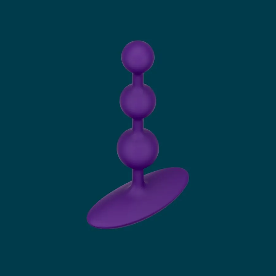 Romp Amp - Kulki analne, Fioletowy, 13.5 cm