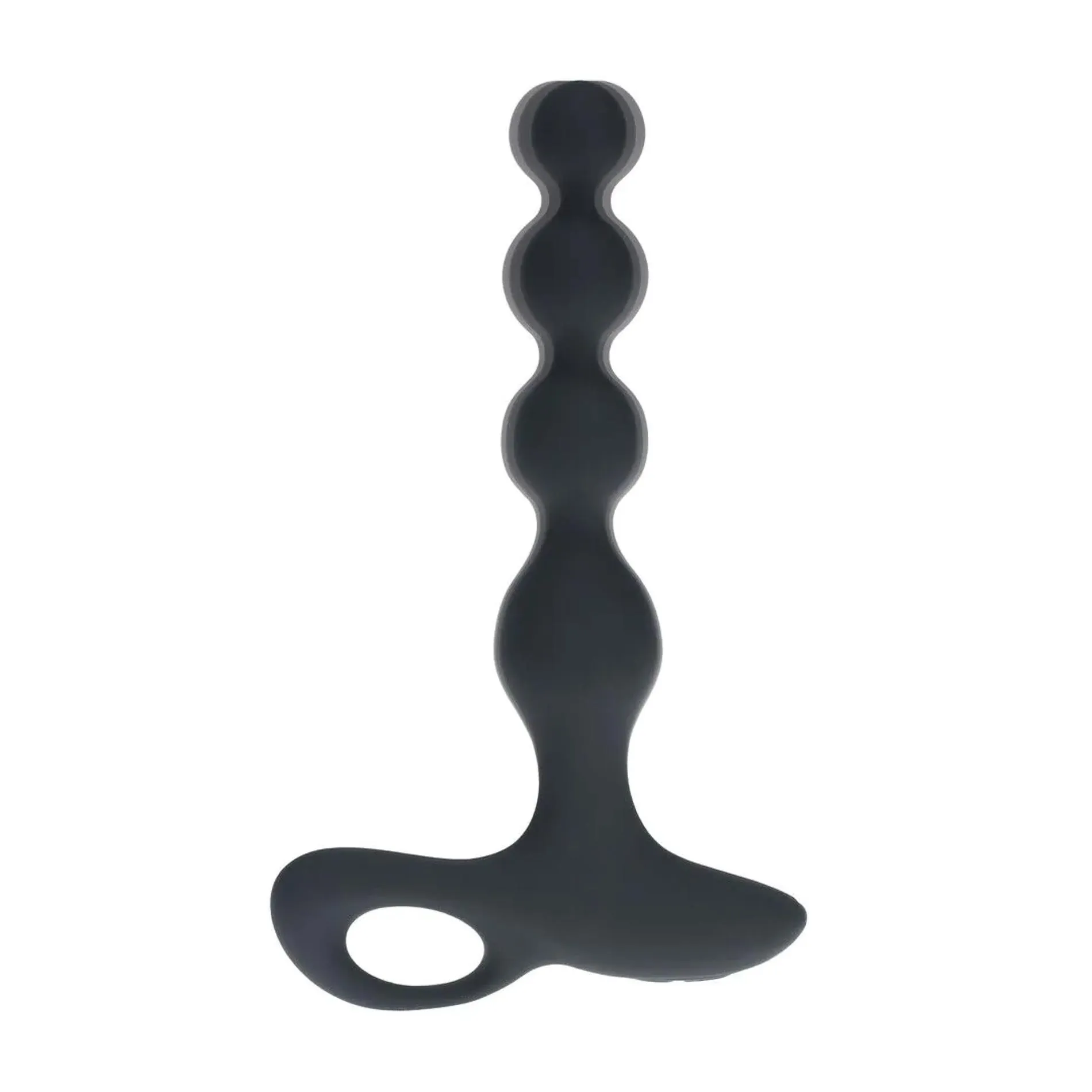 Анальная пробка Levelz Remote Control Beaded Vibrating, 20.3 см (черный)