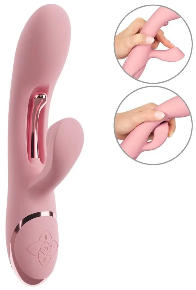 Вибратор-кролик Beau Coeur Avenor G-Spot, 23 см (светло-розовый)
