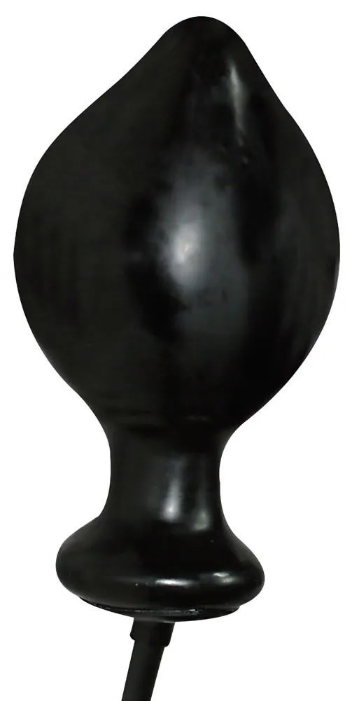 You2Toys Anal Expert - Nadmuchiwany korek analny, Czarny, 13 cm