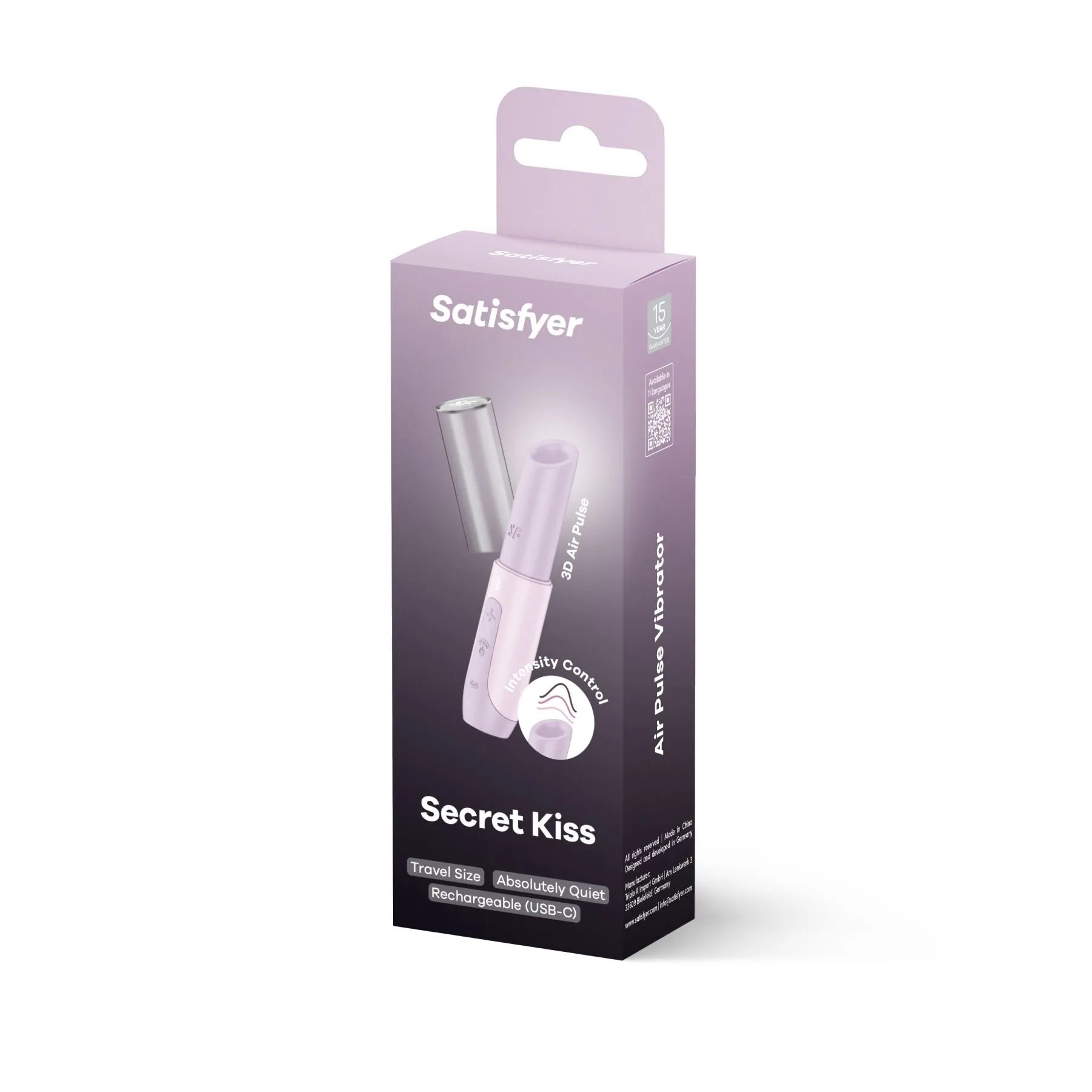 Вакуумный стимулятор клитора Satisfyer Secret Kiss (розовый)