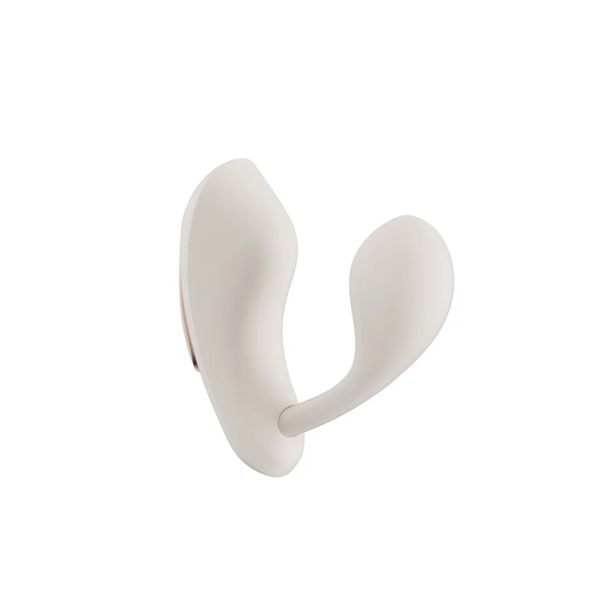Qingnan No.6 Wireless Control Wearable Vibrator - Wibrator, Biały, 8 cm