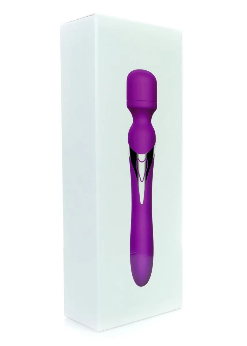 Вибратор B - Series Fox Dual Massager Pulsator, 22.6 см (фиолетовый)