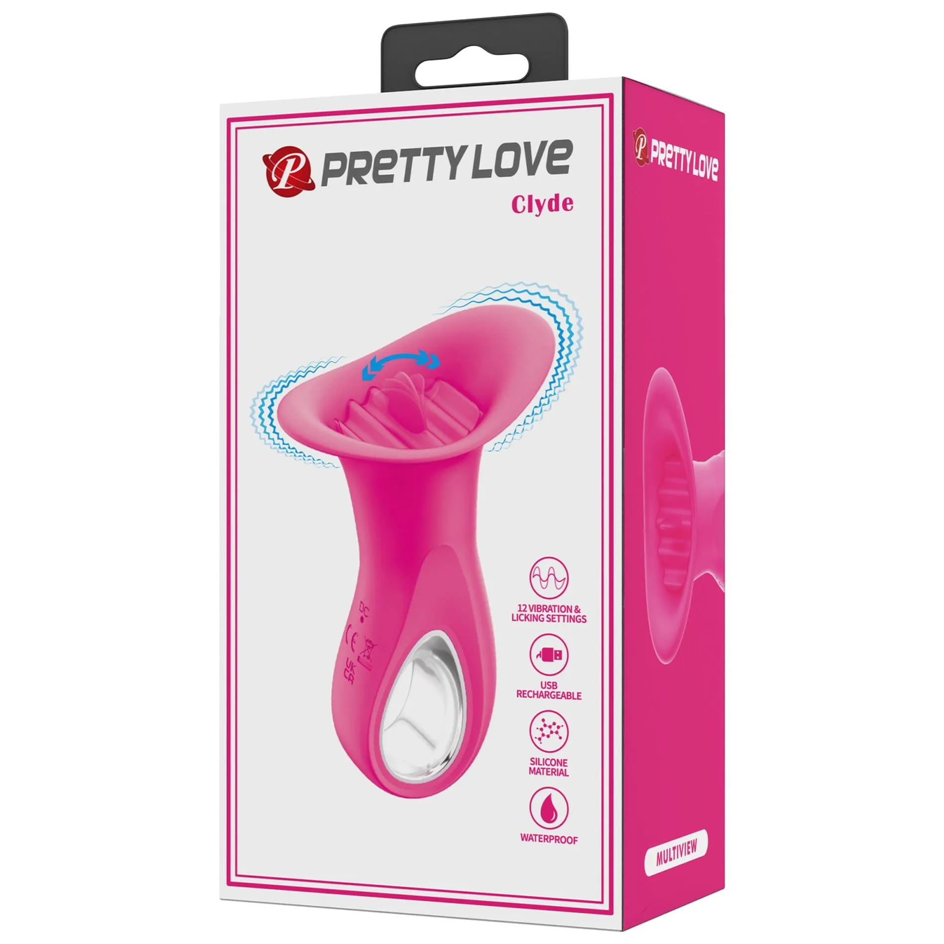 Pretty Love Clyde - Wibrator łechtaczkowy, Różowy, 11.5 cm