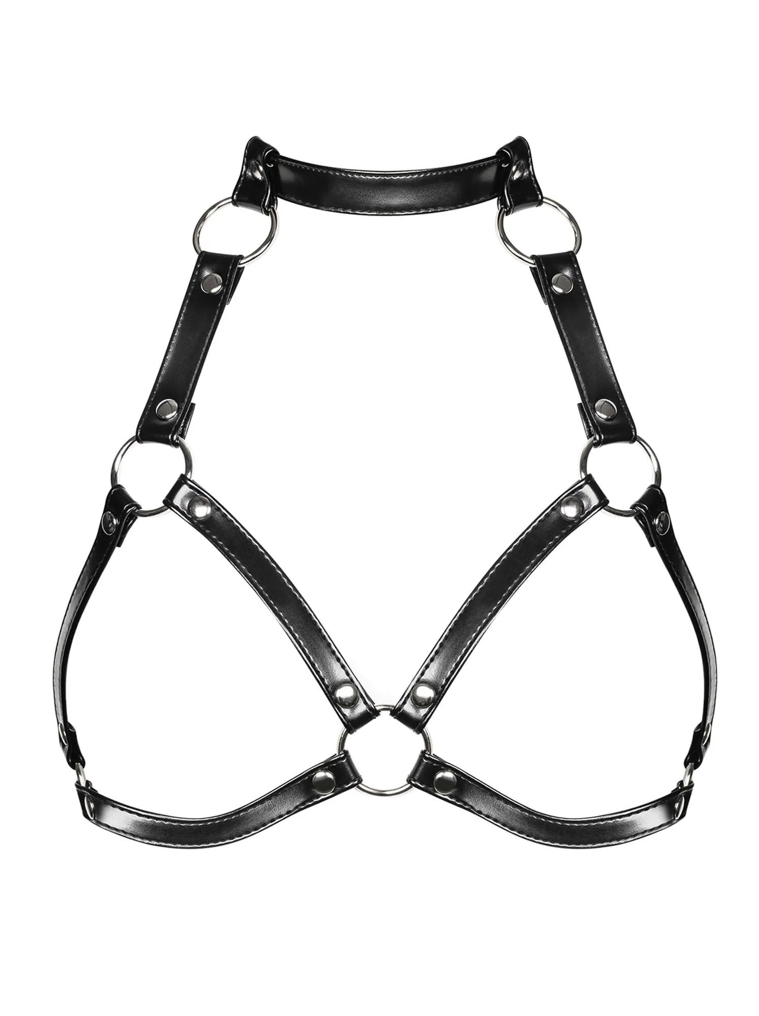 Бюстгальтер-портупея Obsessive A740, One Size (чорний)