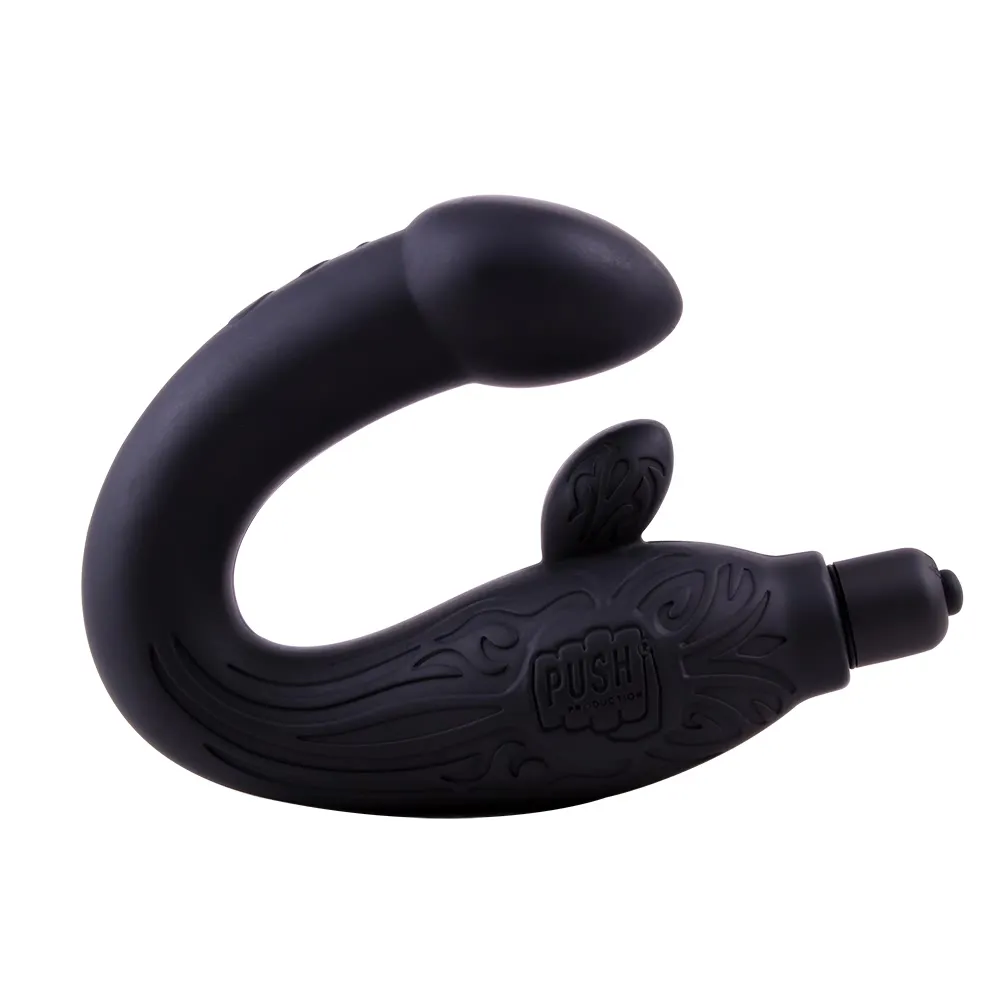 Стимулятор простаты Black Mont P-Spot Perineum Massager, 29 см (черный)