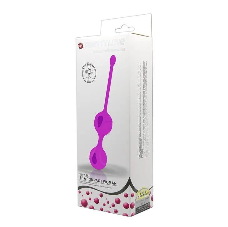 Вагинальные шарики Pretty Love Kegel Tighten Up II, 16,3 см (фиолетовый)