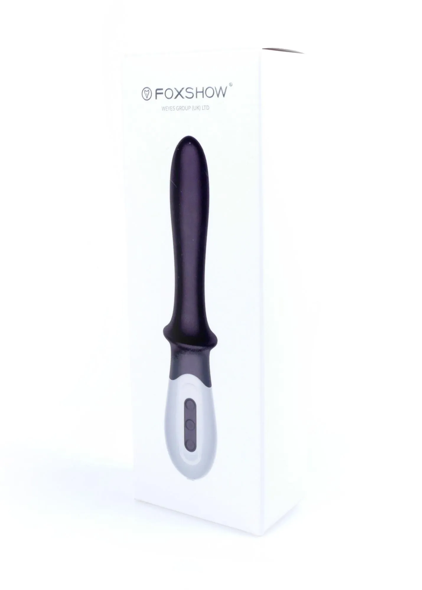 B - Series Fox Fox G-spot - Wibrator, Czarny, 19.6 cm