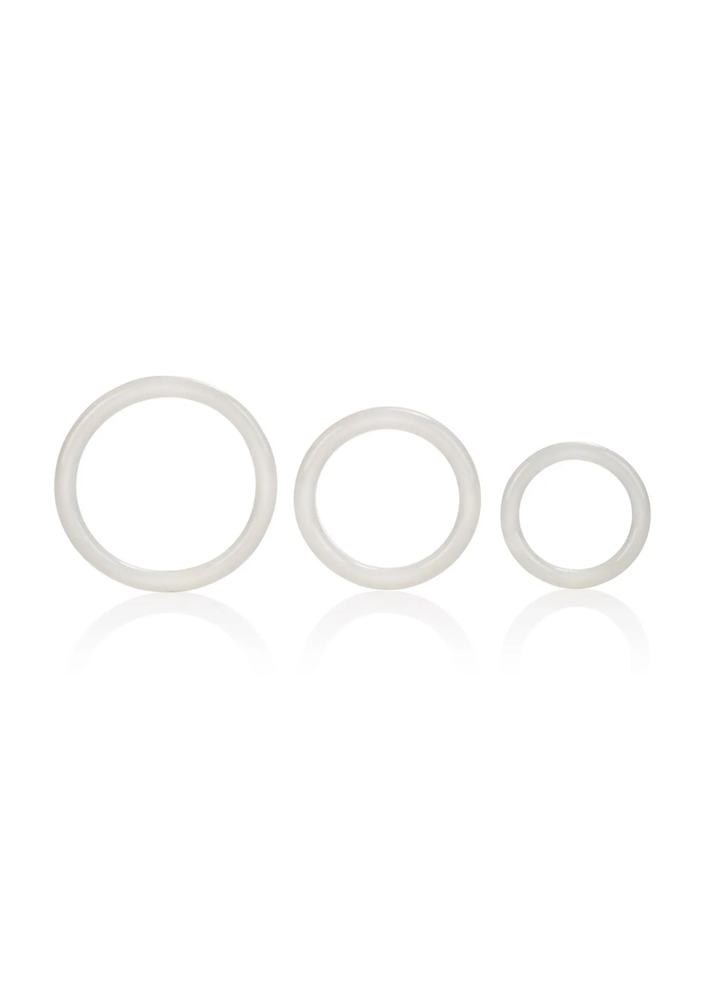 CalExotics Tri-Rings - Pierścień erekcyjny, Biały, 6 cm