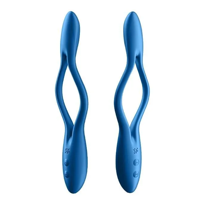 Вібратор Satisfyer Elastic Game, 20 см (блакитний)