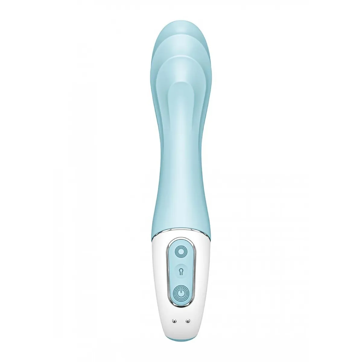 Satisfyer Air Pump Vibrator 5+ - Wibrator, Niebieski, 21 cm
