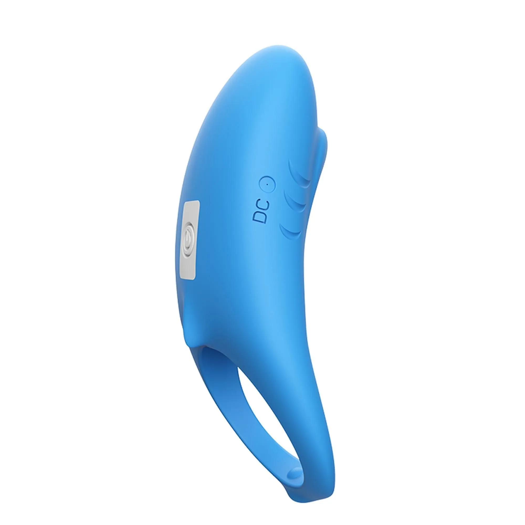 Эрекционное кольцо B - Series Joy Shark, 6 см (синий)