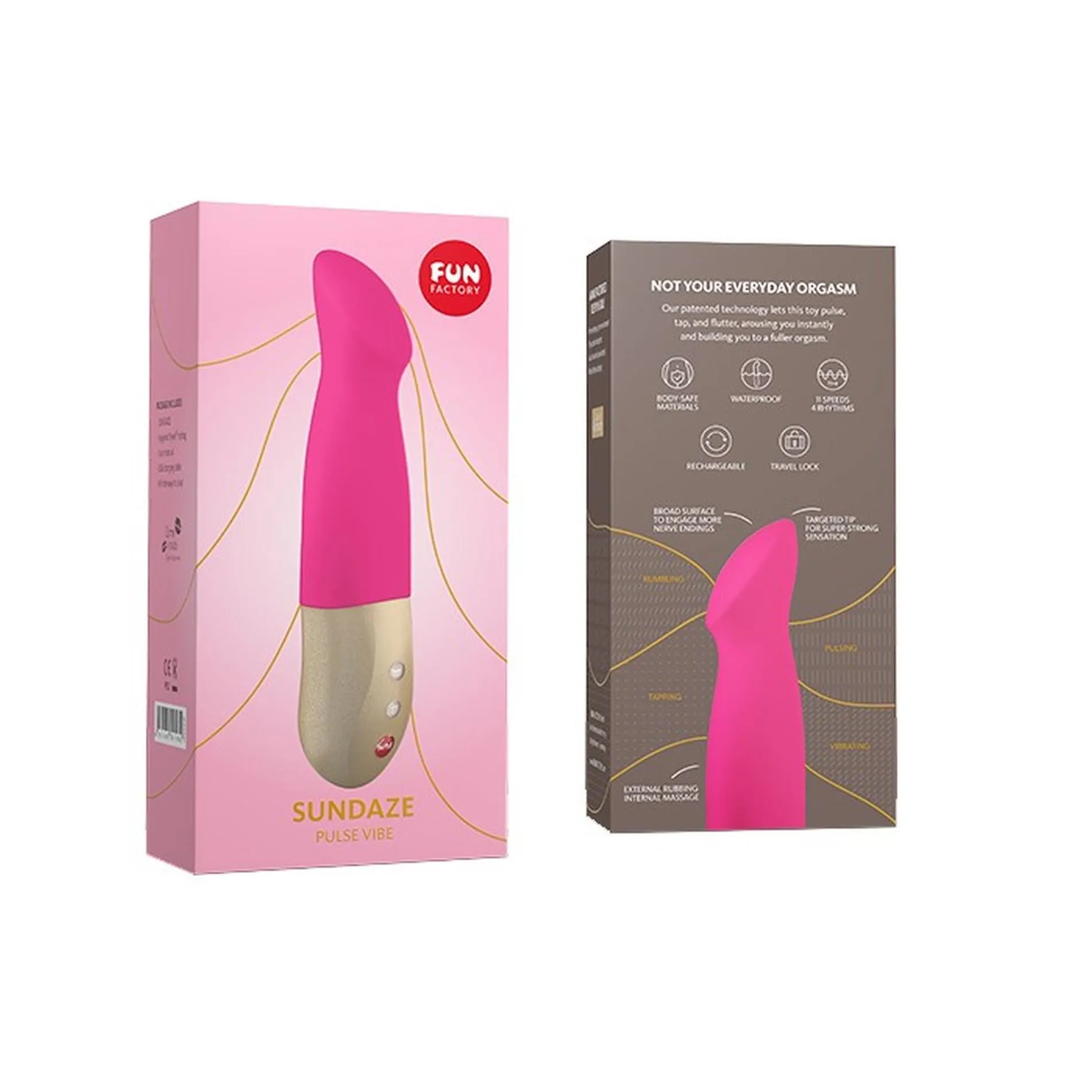 Fun Factory Sundaze Pulse Vibe - Wibrator, Różowy, 17.5 cm