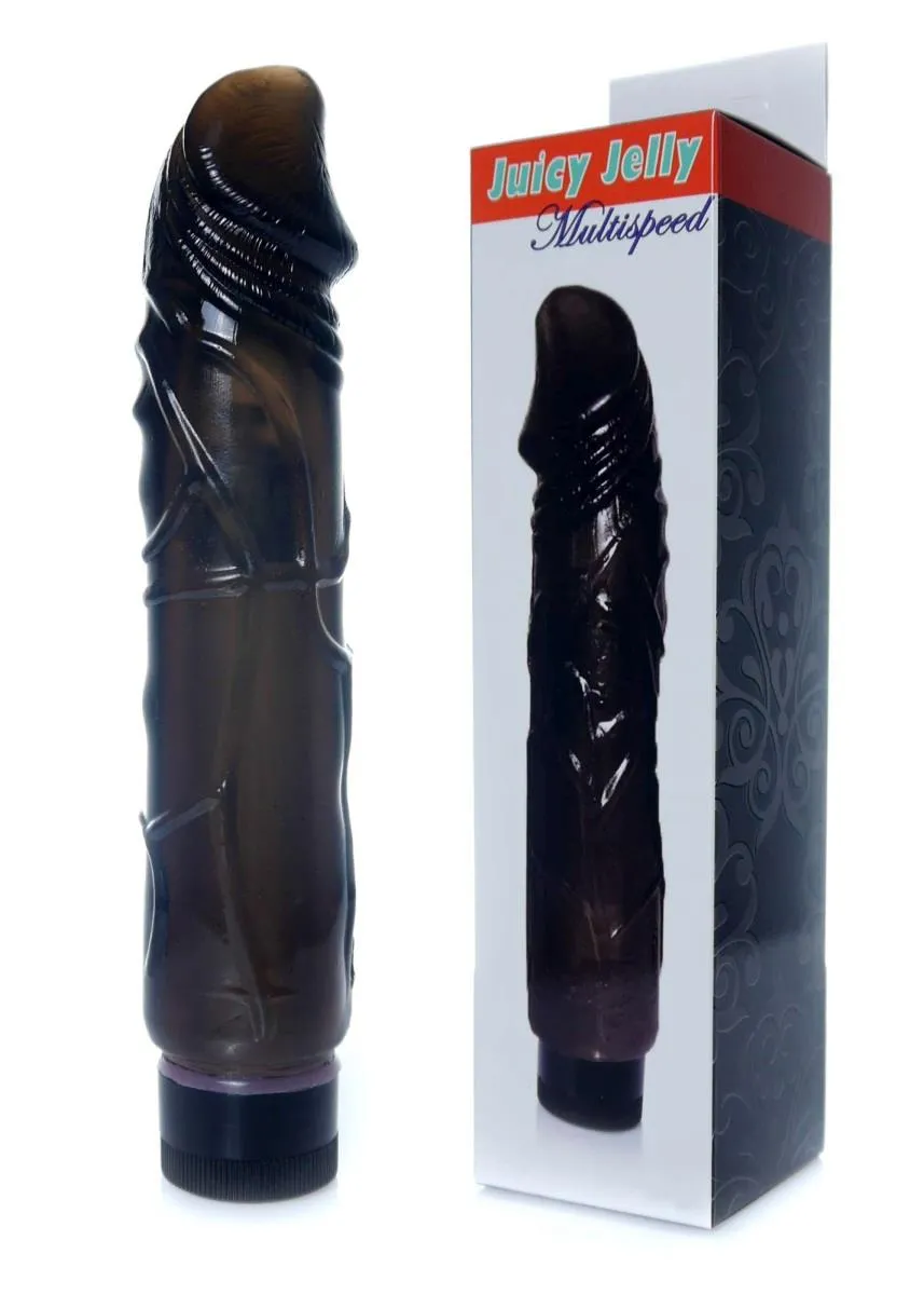 Boys of Toys Juicy Jelly Multispeed - Wibrator, Czarny, 22 cm