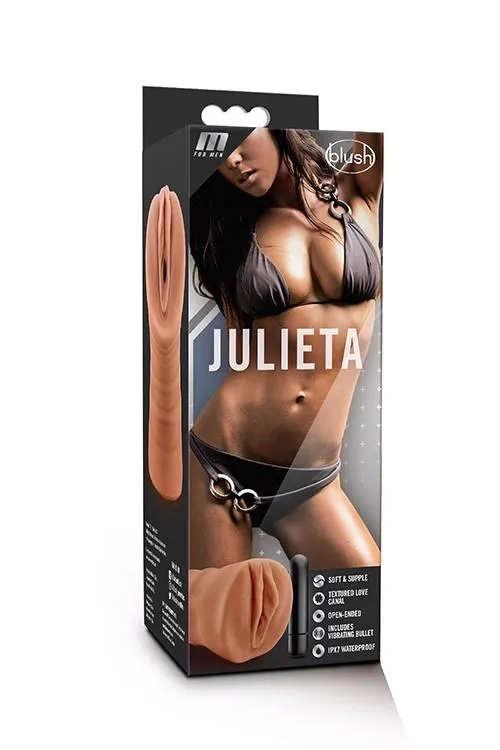 Мастурбатор с вибрацией M For Men Julieta (коричневый)