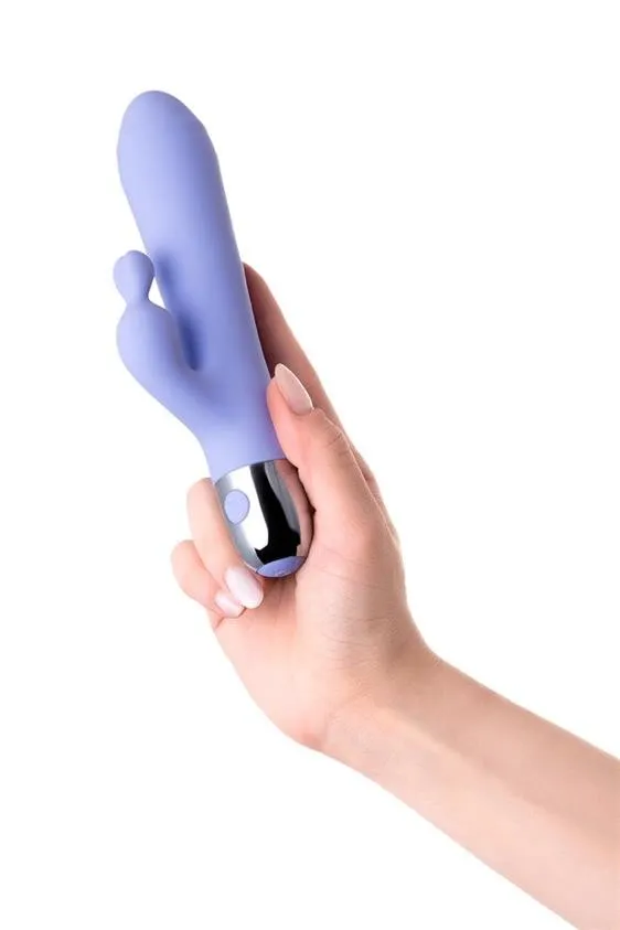 Вибратор двойной стимуляции Flovetta Crocus, 17.5 см (фиолетовый)