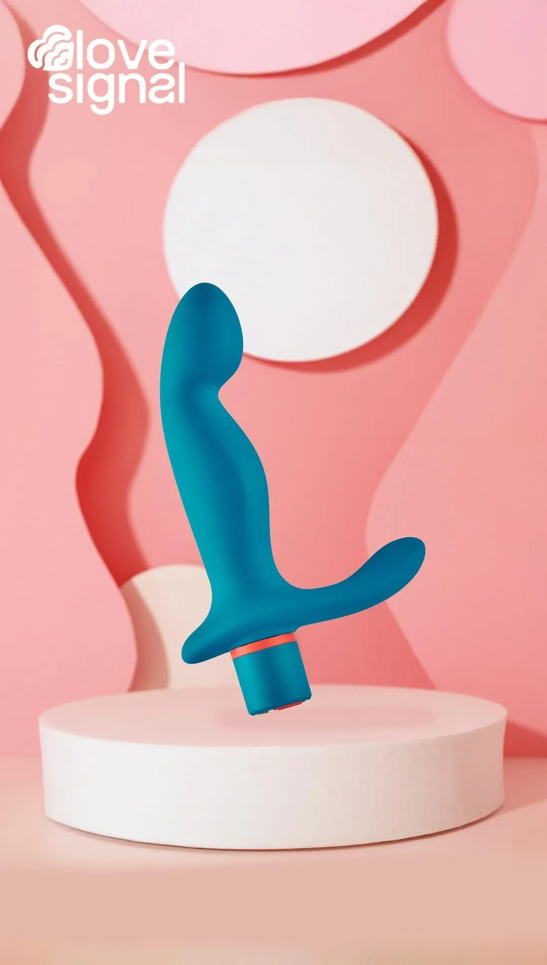 Анальна пробка Dream Toys Love Thunder, 15 см (блакитний)