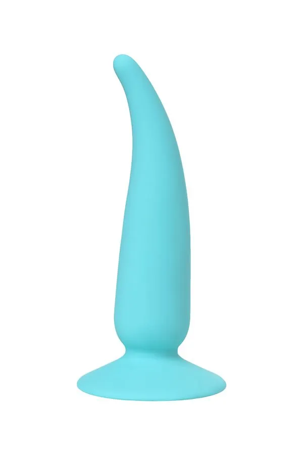 Анальная пробка ToDo  Anal Plug Cappy, 12.5 см (бирюзовый)