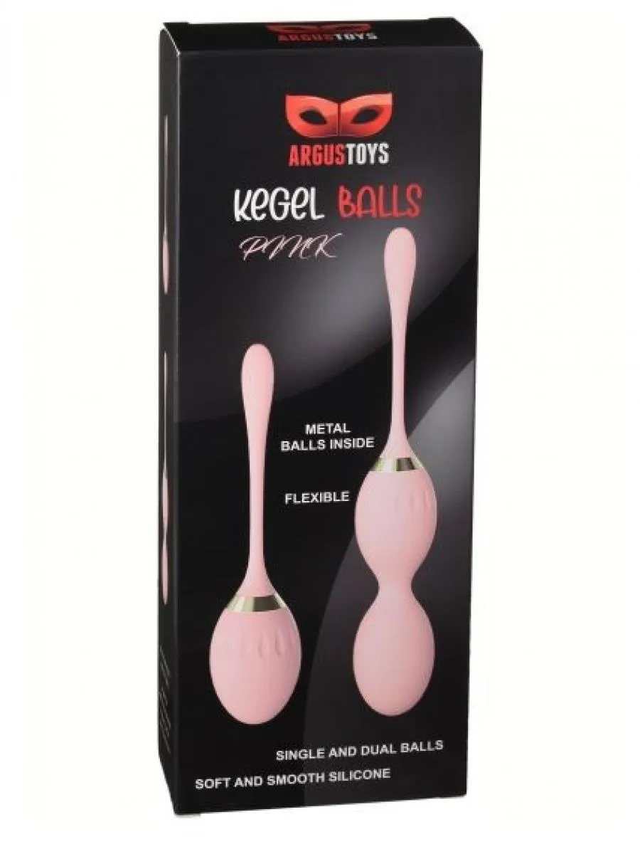 Набор вагинальных шариков Argus Toys Kegel Balls, 2 шт (розовый)