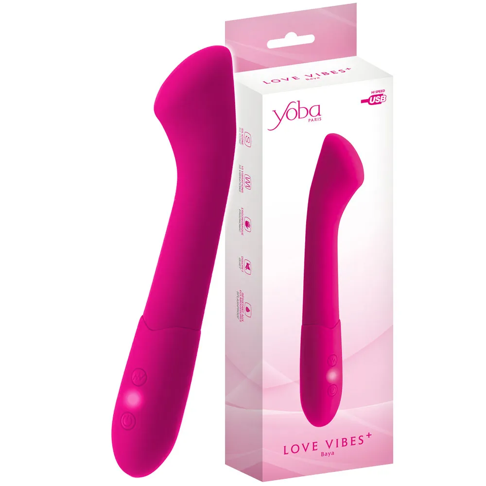 YOBA Love Vibes Baya - Wibrator, Fioletowy, 18.6 cm