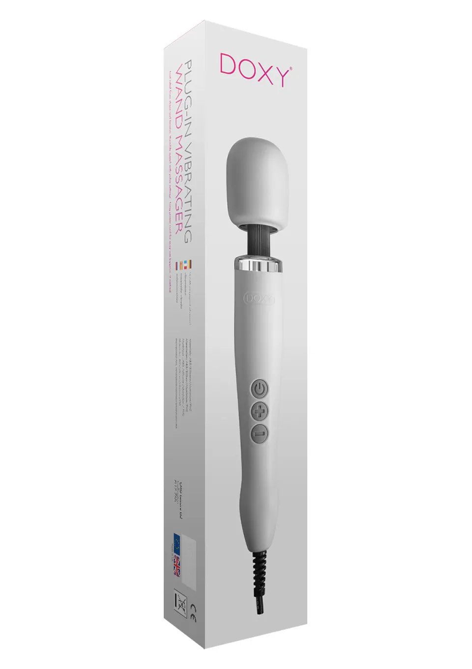 DOXY Massager Original - Wibromasażer, Biały, 34 cm