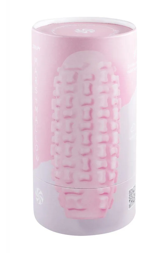 Lola Games Marshmallow Marshmallow Maxi Syrupy - Masturbator, Różowy, 13.9 cm