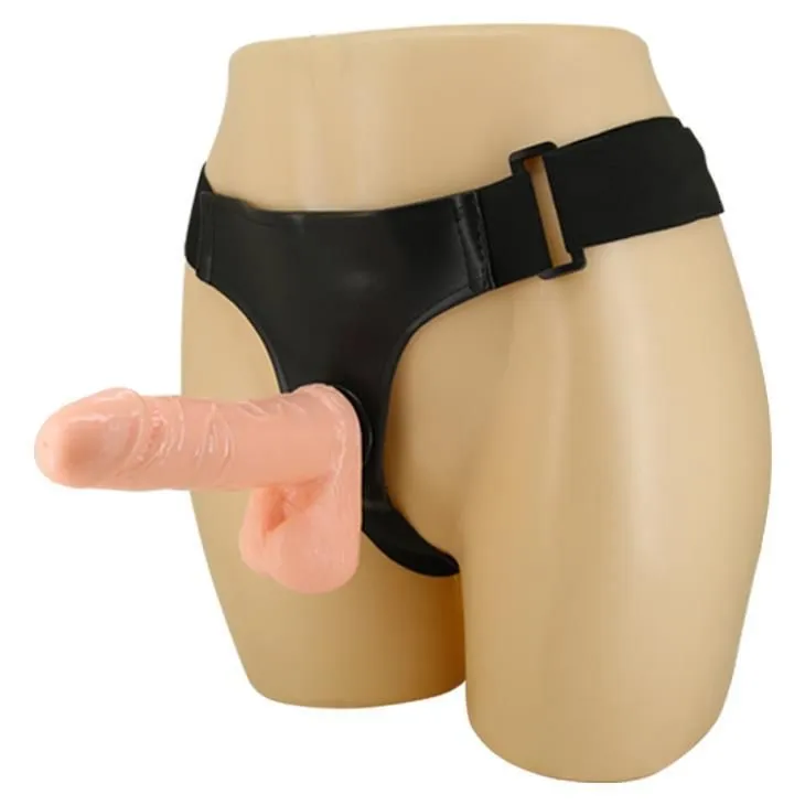 Страпон Ultra Passionate Harness Sensual Comfort, 17.5 см (тілесний)