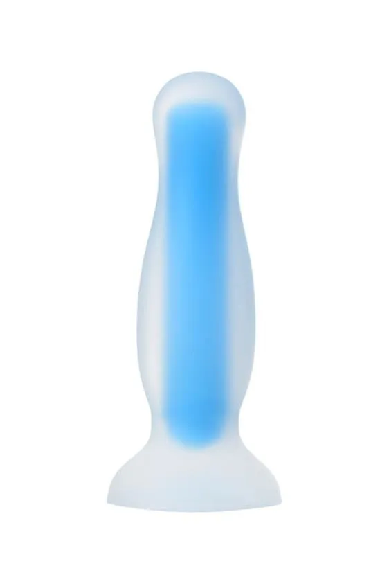 Toyfa Beyond Namor Glow - Korek analny, Niebieski, 12.5 cm