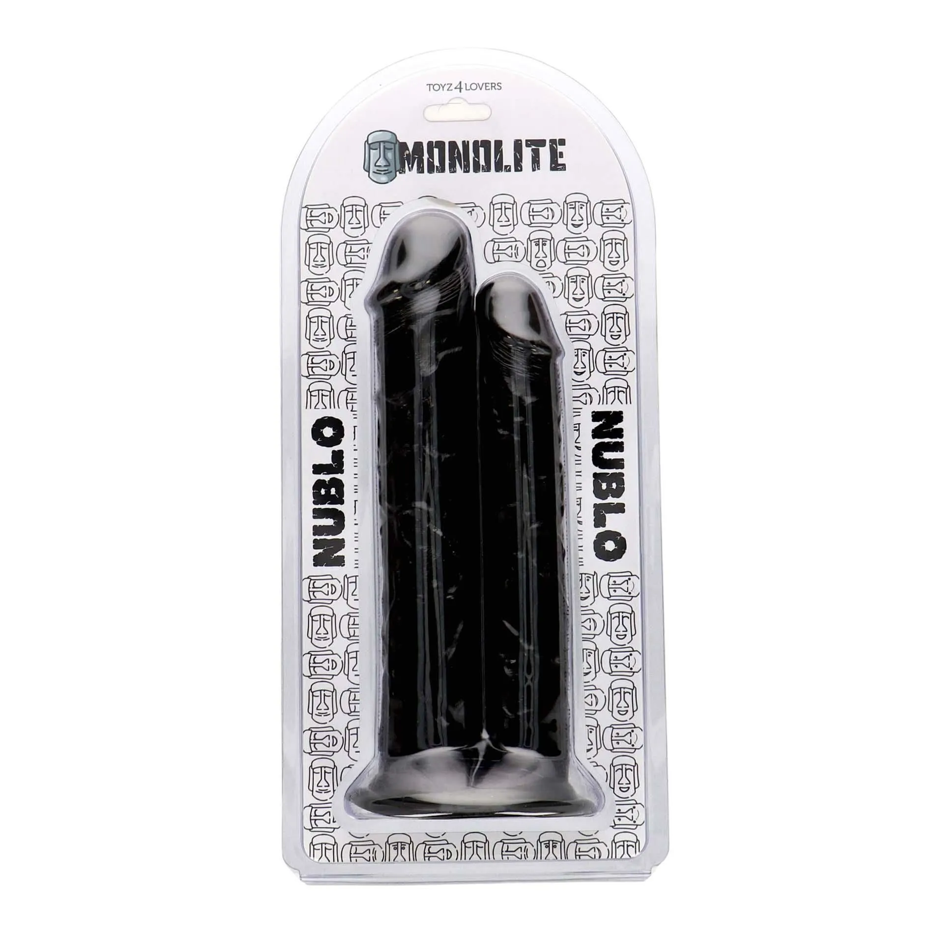 Двойной фаллоимитатор Toyz4lovers Doppio Extreme Nublo Nero, 27 см (черный)