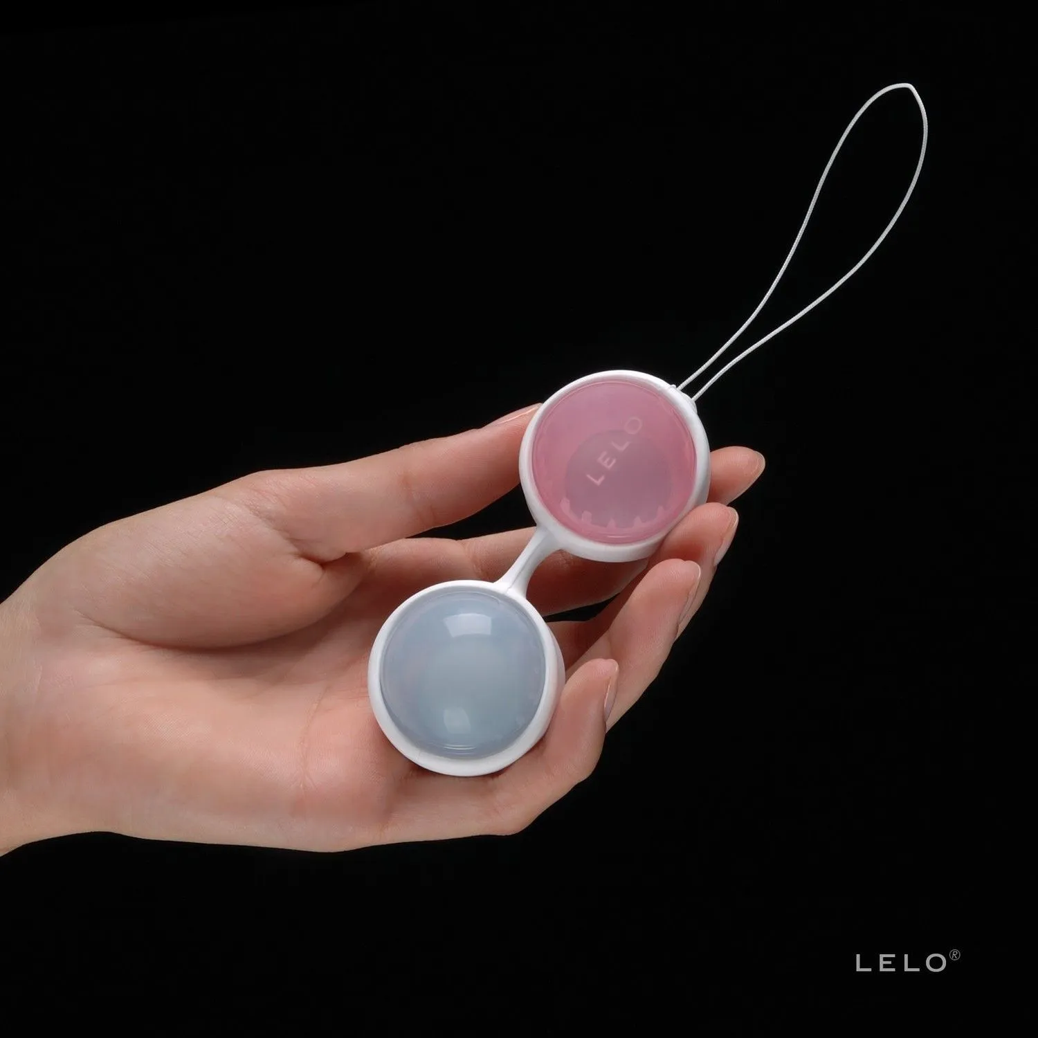 Вагинальные шарики Lelo Luna Beads (розовый и голубой)
