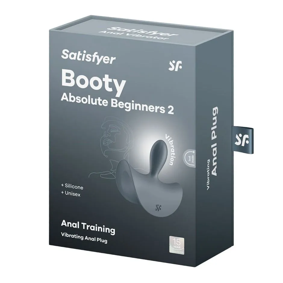 Анальна пробка Satisfyer Booty Absolute Beginners 2, 7.9 см (сірий)