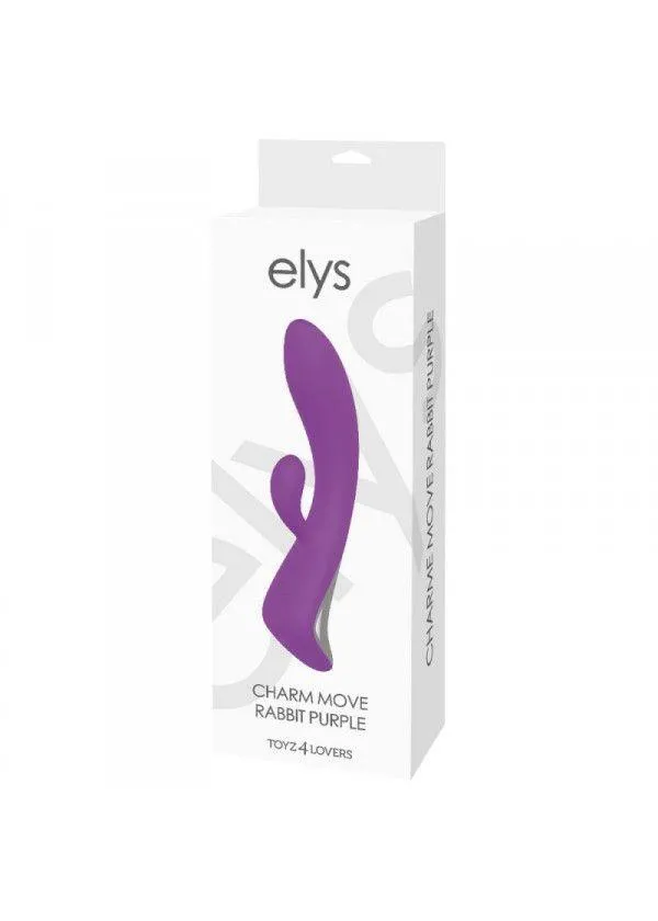 Вібратор-кролик Elys Charm Move Rabbit, 22 см (фіолетовий)