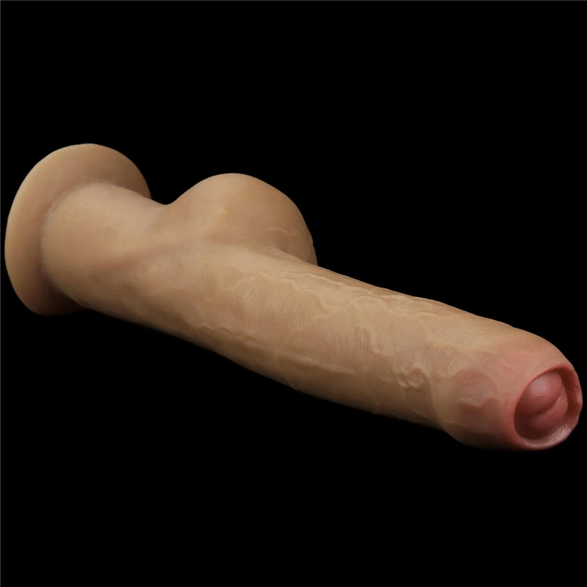 Lovetoy Handle Cock 11'' - Dildo, W kolorze cielistym, 28 cm