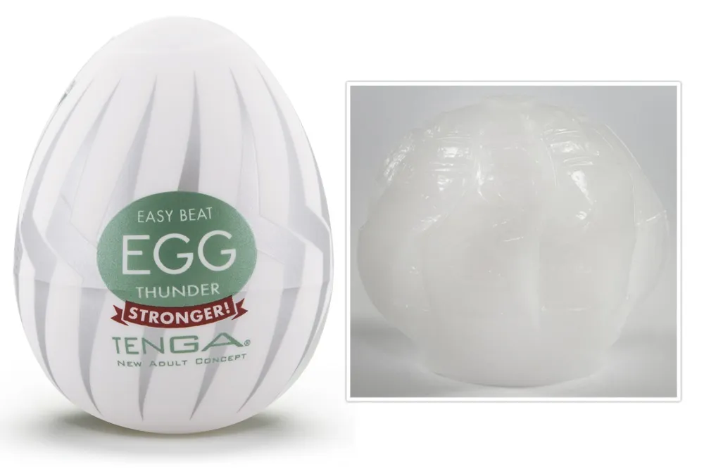 Tenga Egg Hard Boild Pack - Zestaw masturbatorów, Biały