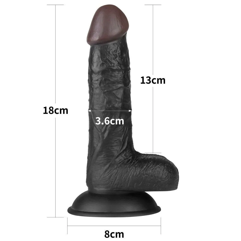 Страпон Ingen Easy Strap-On Set 7", 18 см (черный)