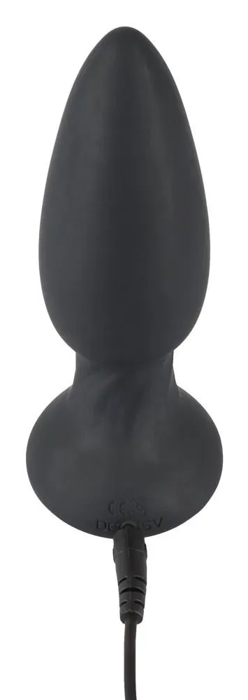 Анальна пробка Orion Black Velvets RC Shaking Plug, 14,2 см (чорний)