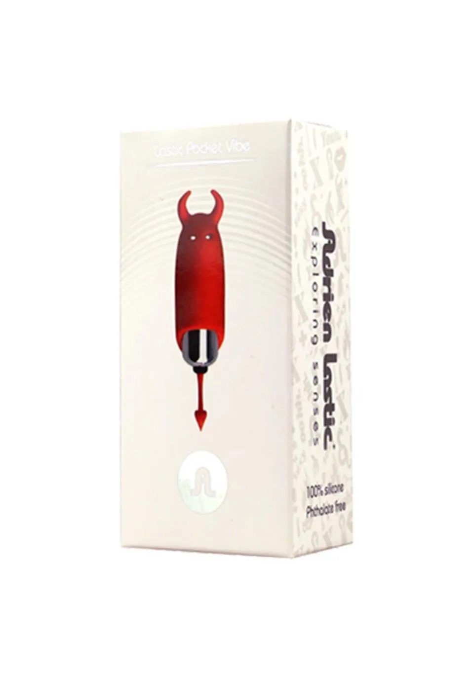 Вибратор для клитора Adrien Lastic Pocket Devol, 8 см (красный)