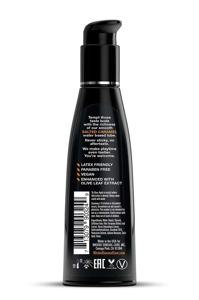 Wicked Sensual Care Wicked Aqua Salted Caramel - Lubrykant na bazie wody, Solony karmel, 120 ml